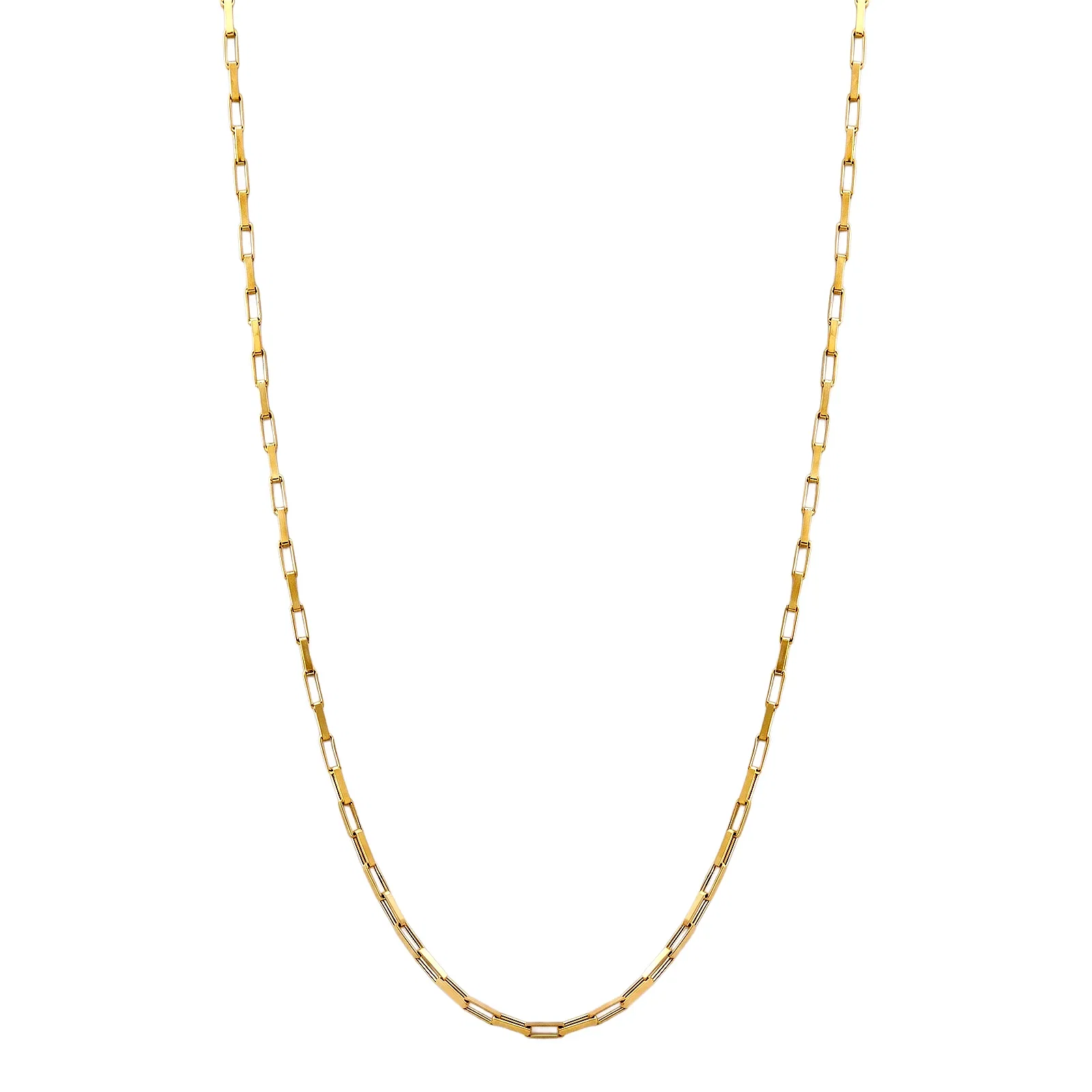 Corrente Veneziana Alongada em Ouro Amarelo 18K, 45 cm — imagem 1