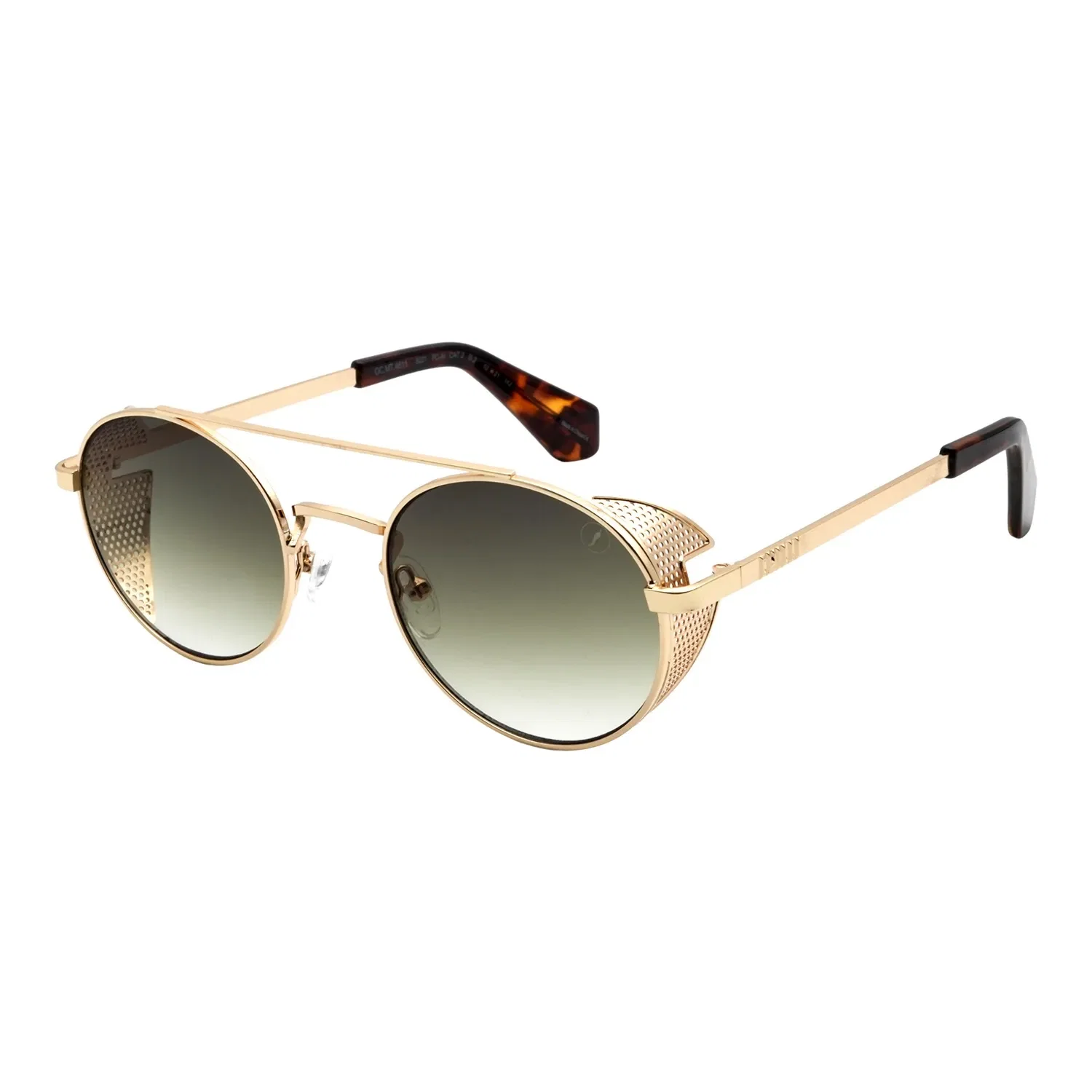 Óculos de Sol Masculino Chilli Beans Flap Aviador Degradê Verde — imagem 1