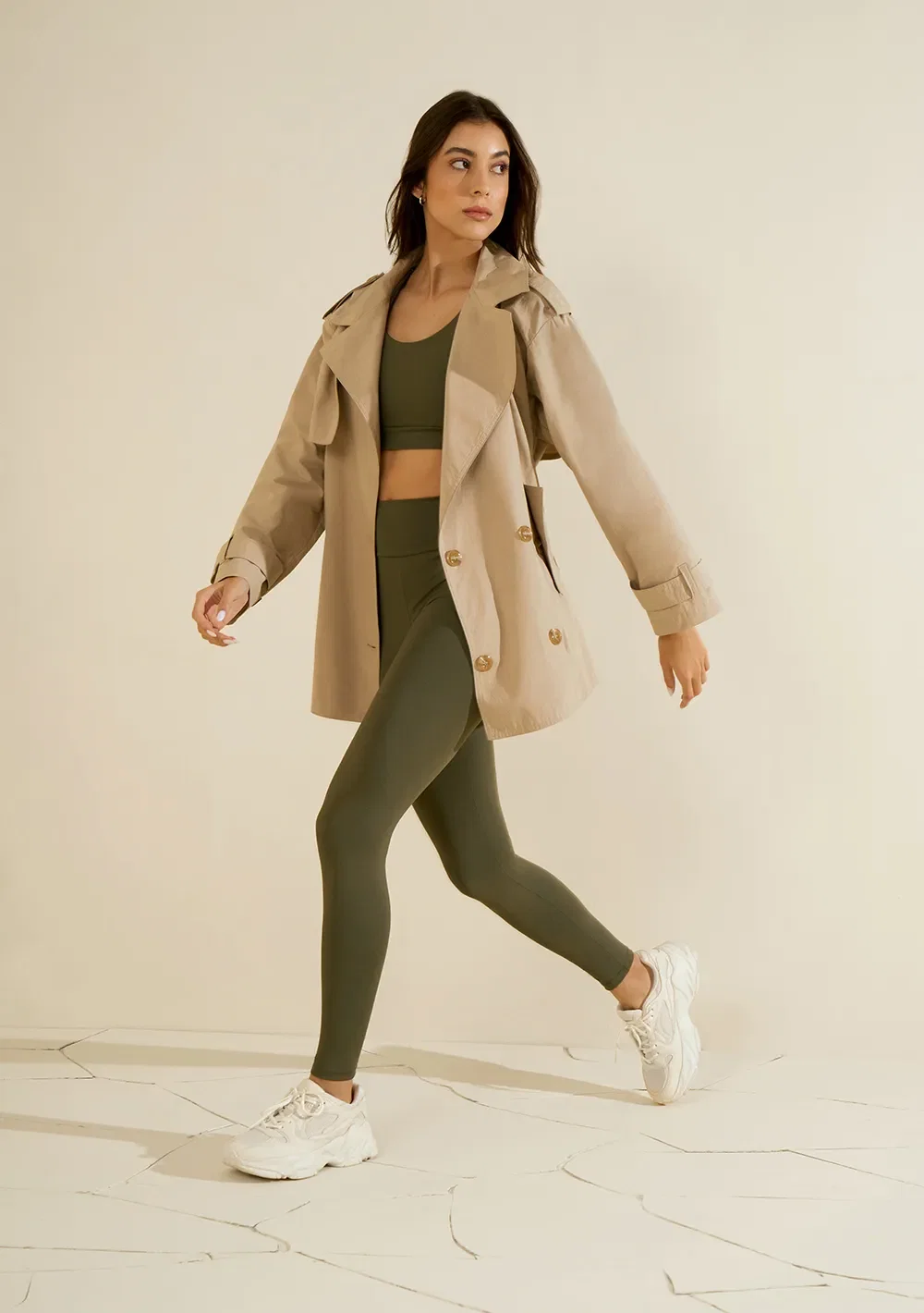 Calça Morena Rosa Legging Alta Verde