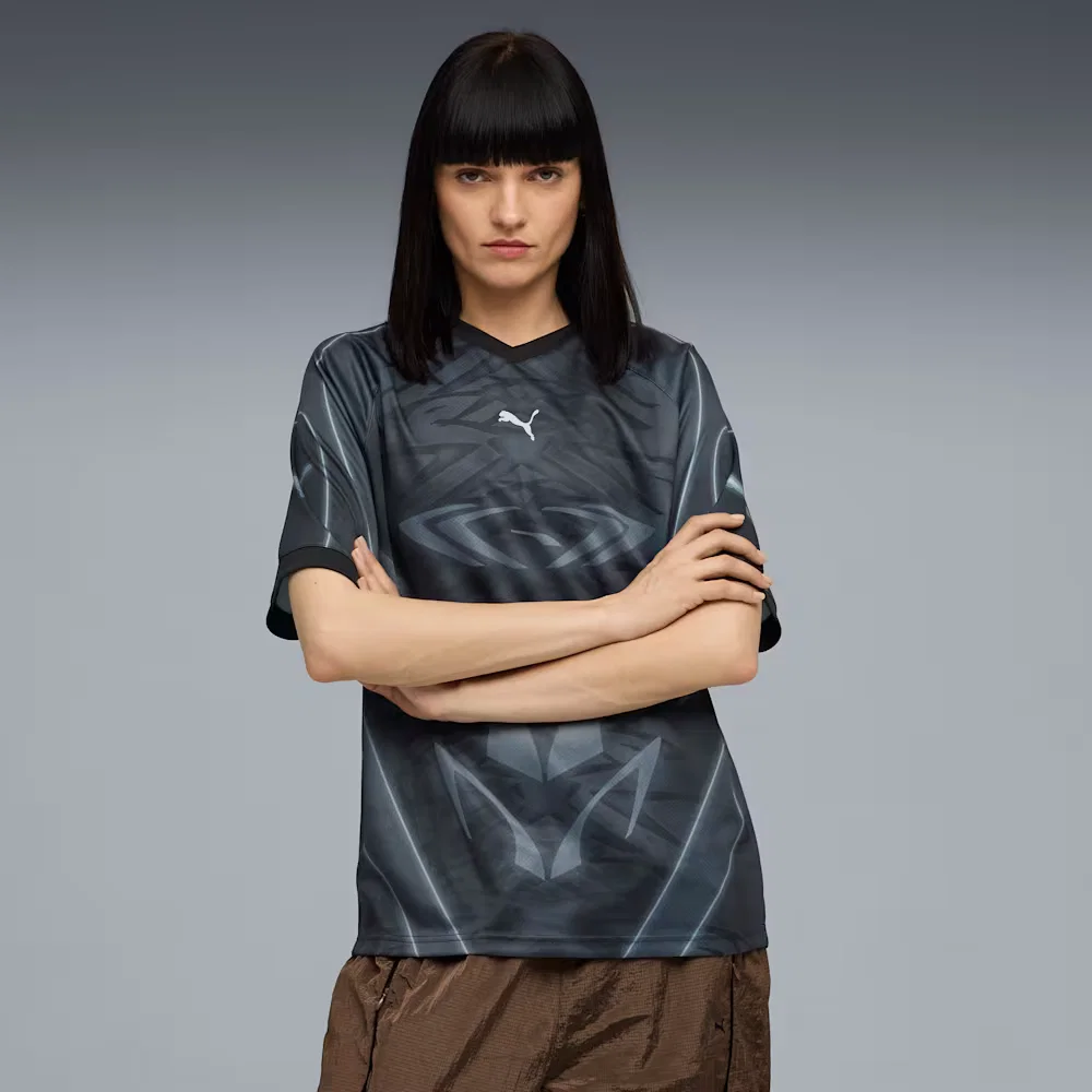 Camisa PUMATECH All-Over Print Relaxed Football Unissex
