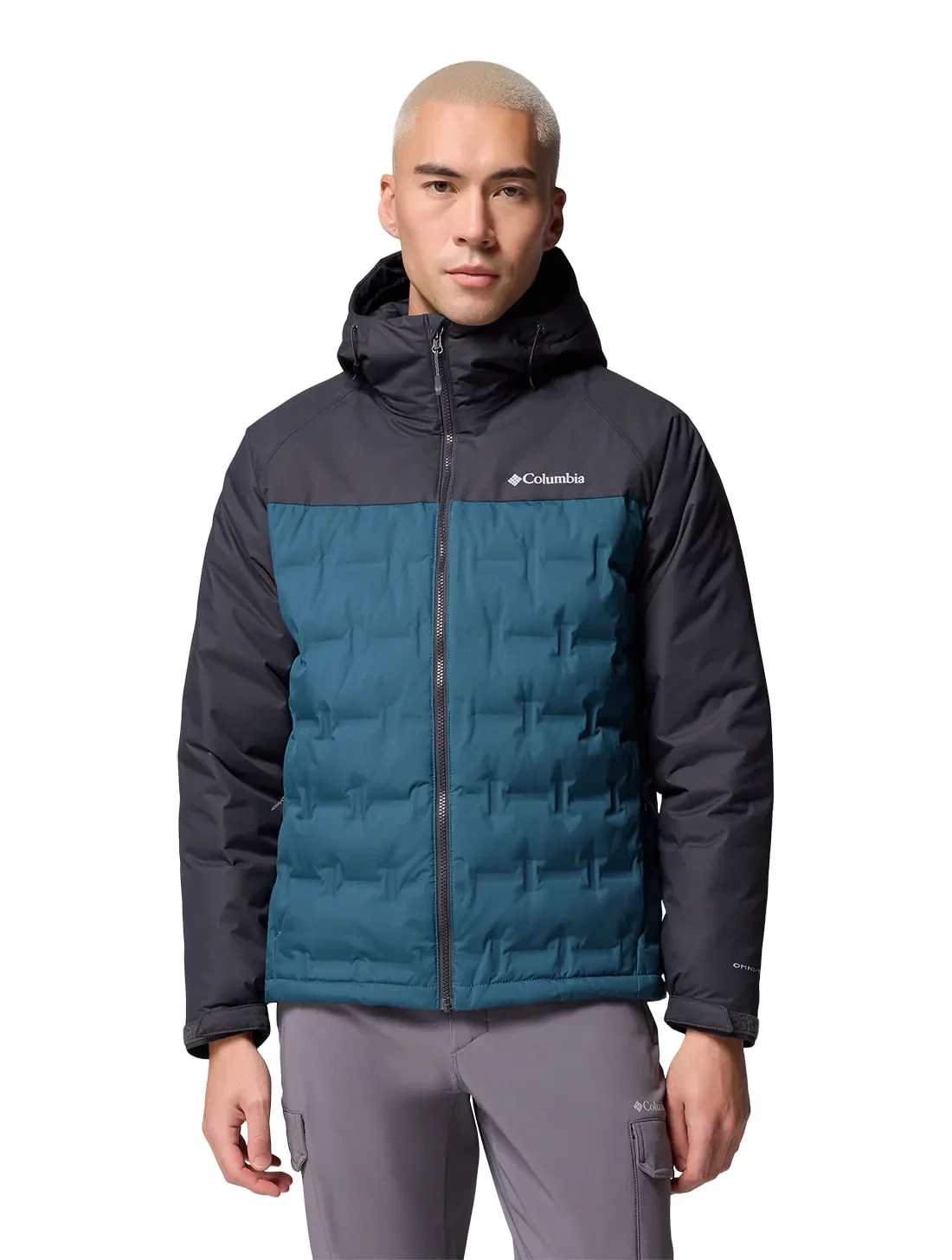 Jaqueta Down Columbia Masculina Grand Trek™ III com Capuz