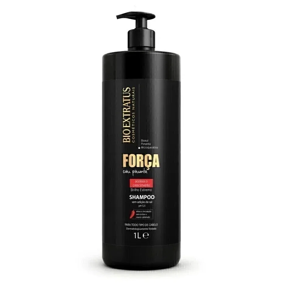 Shampoo Bio Extratus Força com Pimenta 1L