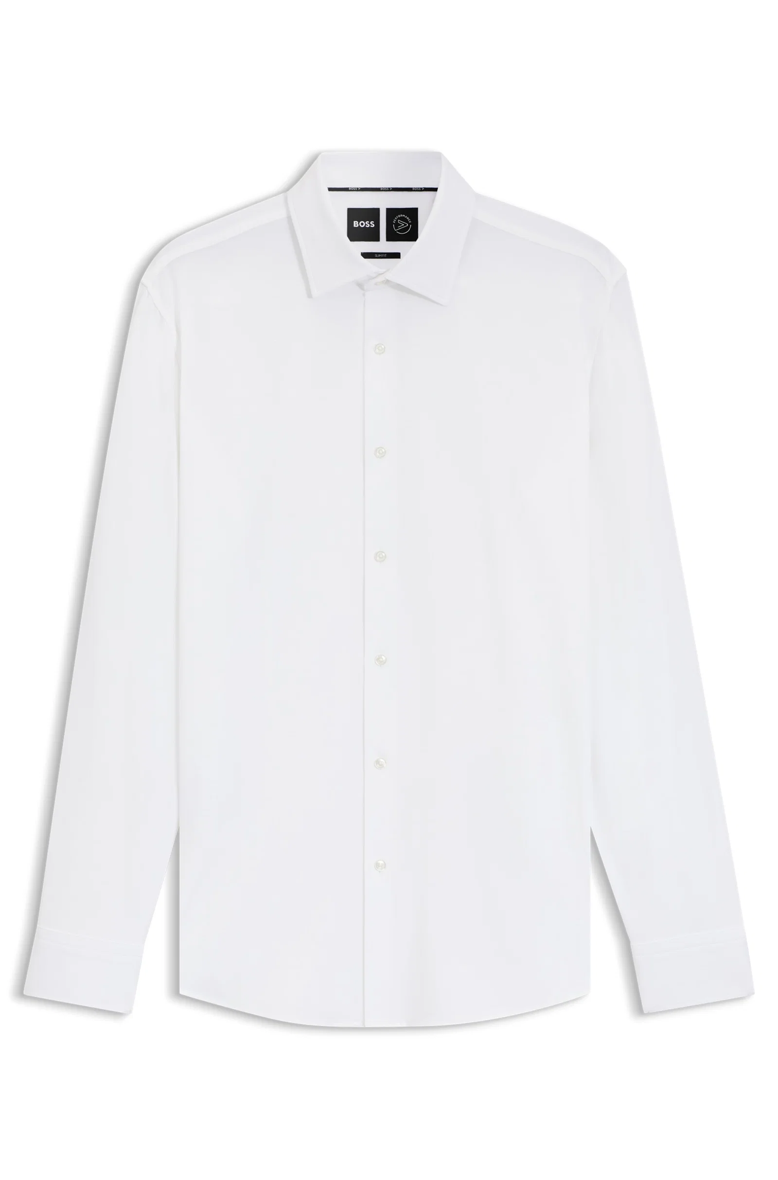 Camisa Slim Fit Em Jersey Estruturado — imagem 1