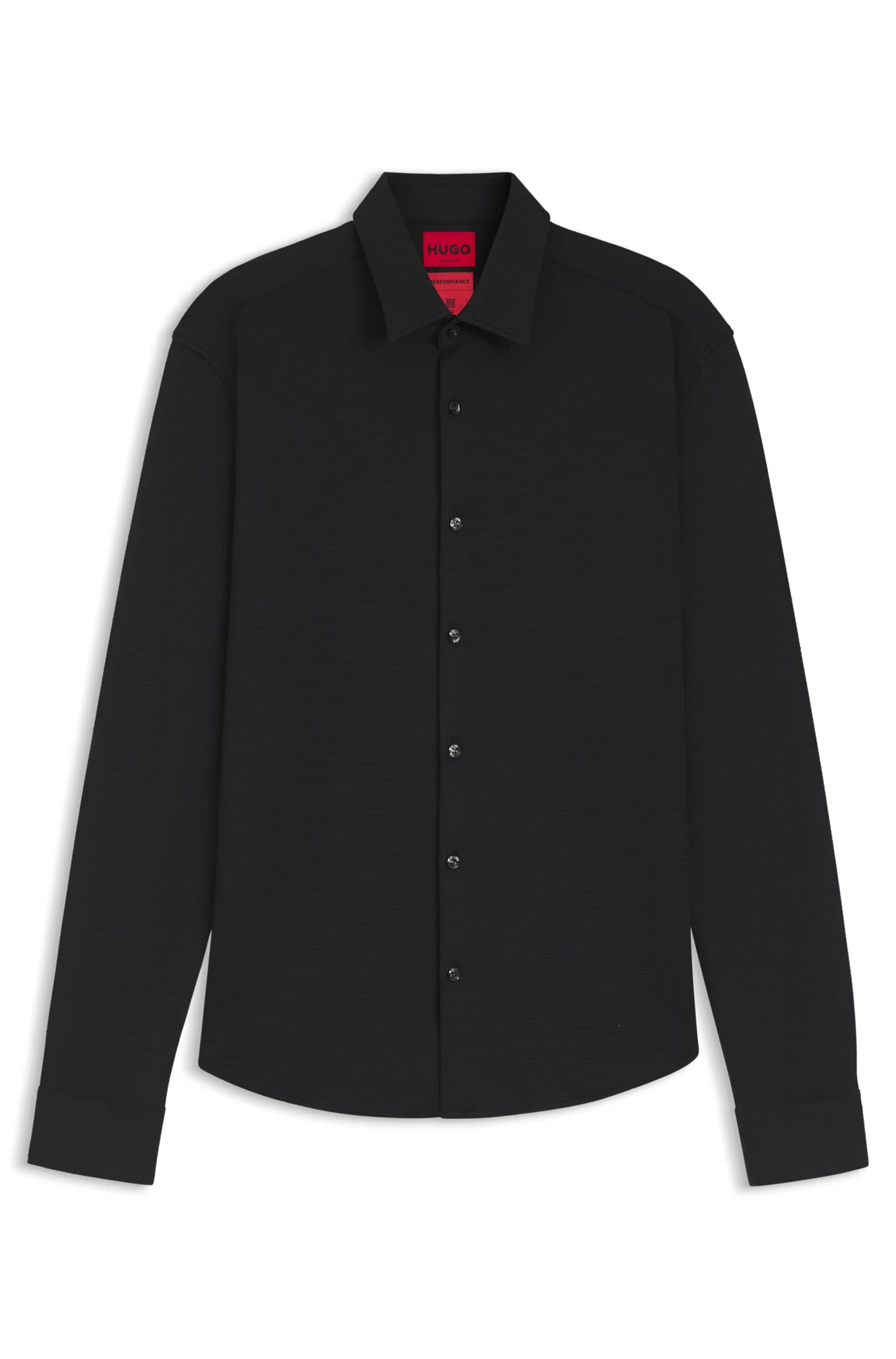 Camisa Slim Fit Em Jacquard