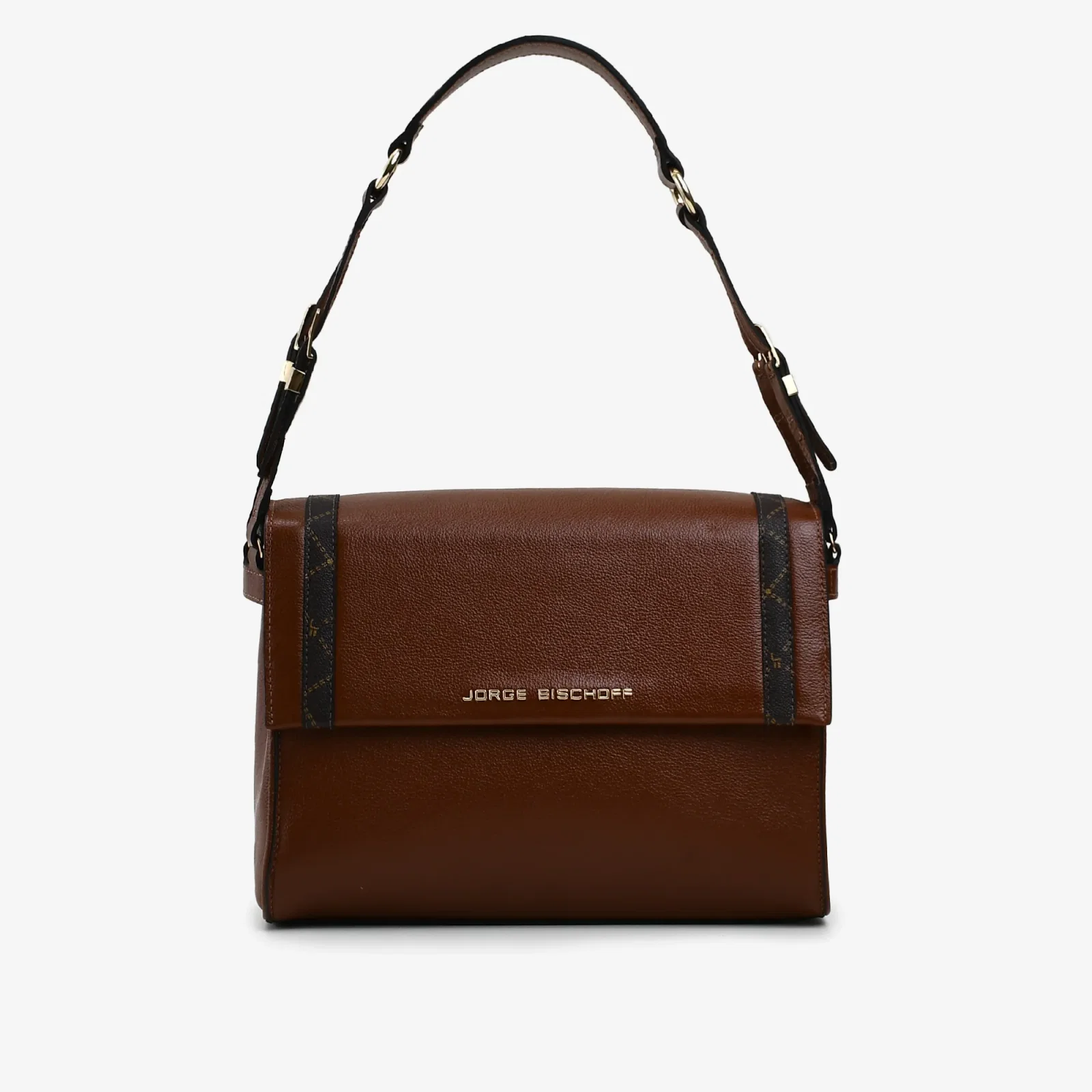 Bolsa Satchel Marrom Tabaco Couro