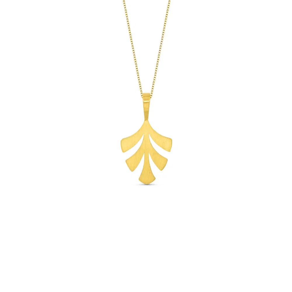 Pingente Gold Palm em Ouro Amarelo 18k, 18mm — imagem 1