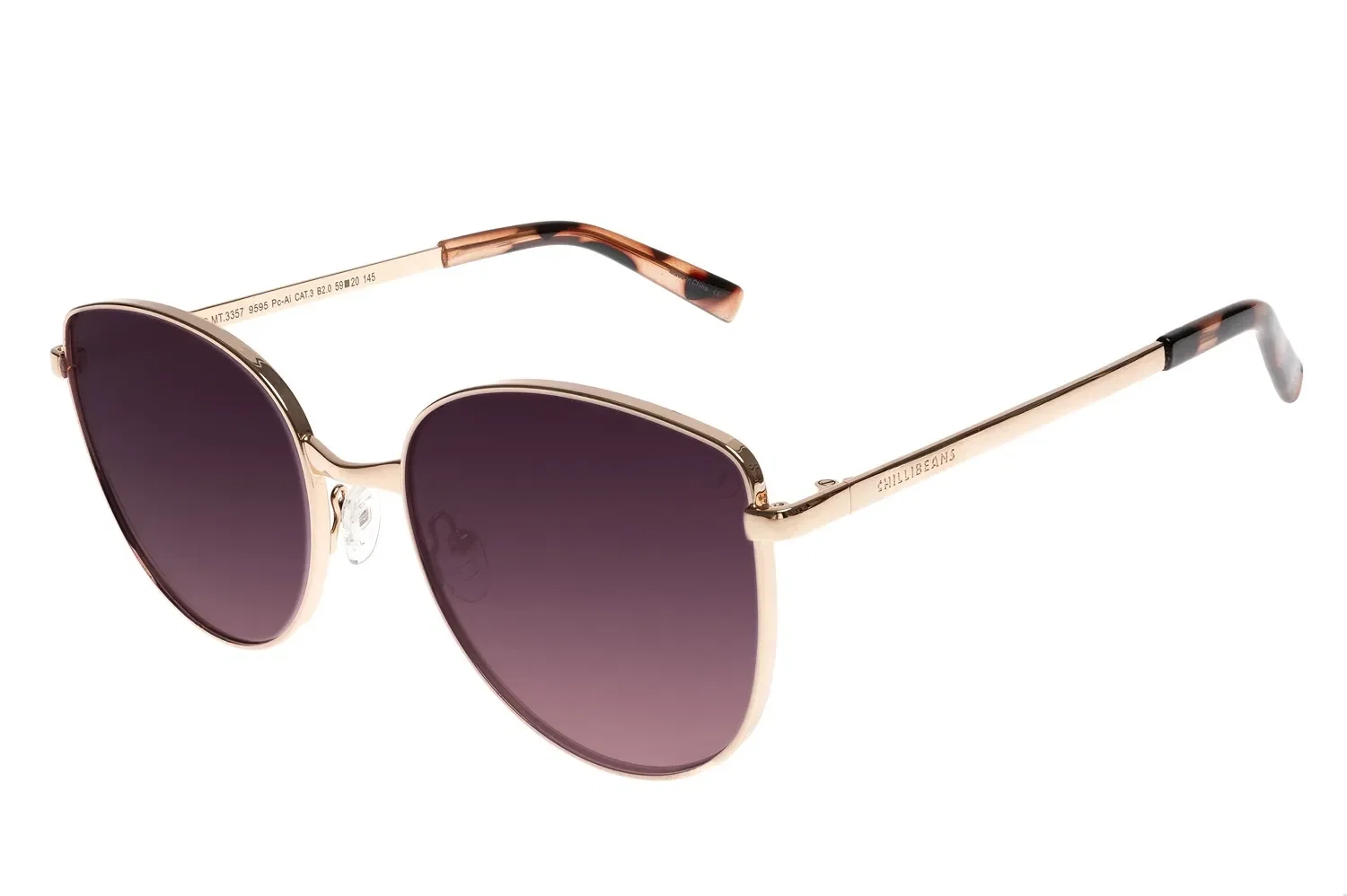 Óculos De Sol Feminino Chilli Beans Cat Rosé — imagem 1