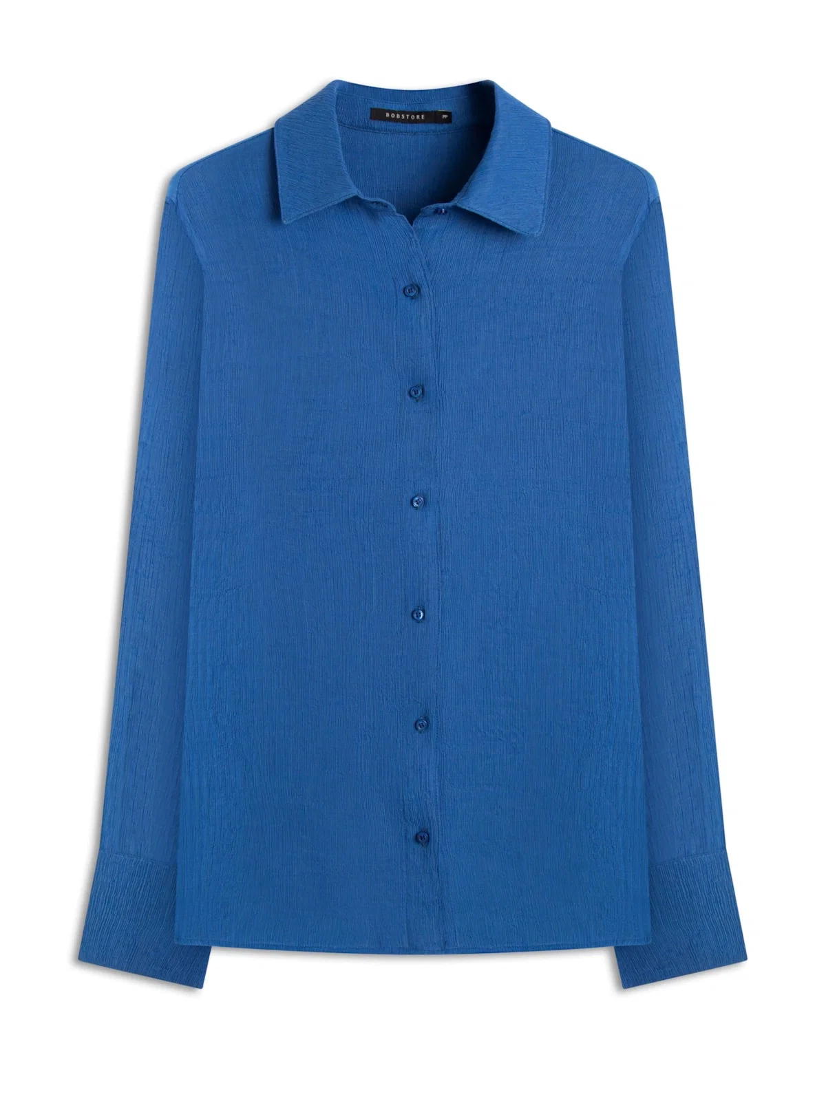Camisa Soft Texture Azul Bic — imagem 1
