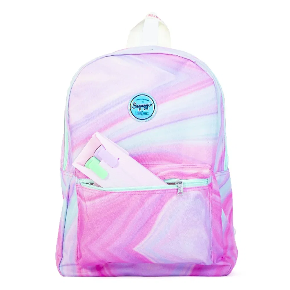 Mochila Feminina Color Flow Rosa