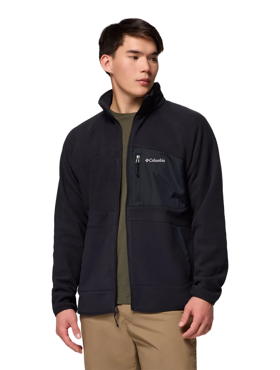 Jaqueta Fleece Columbia Masculina Fast Trek™ Overlay