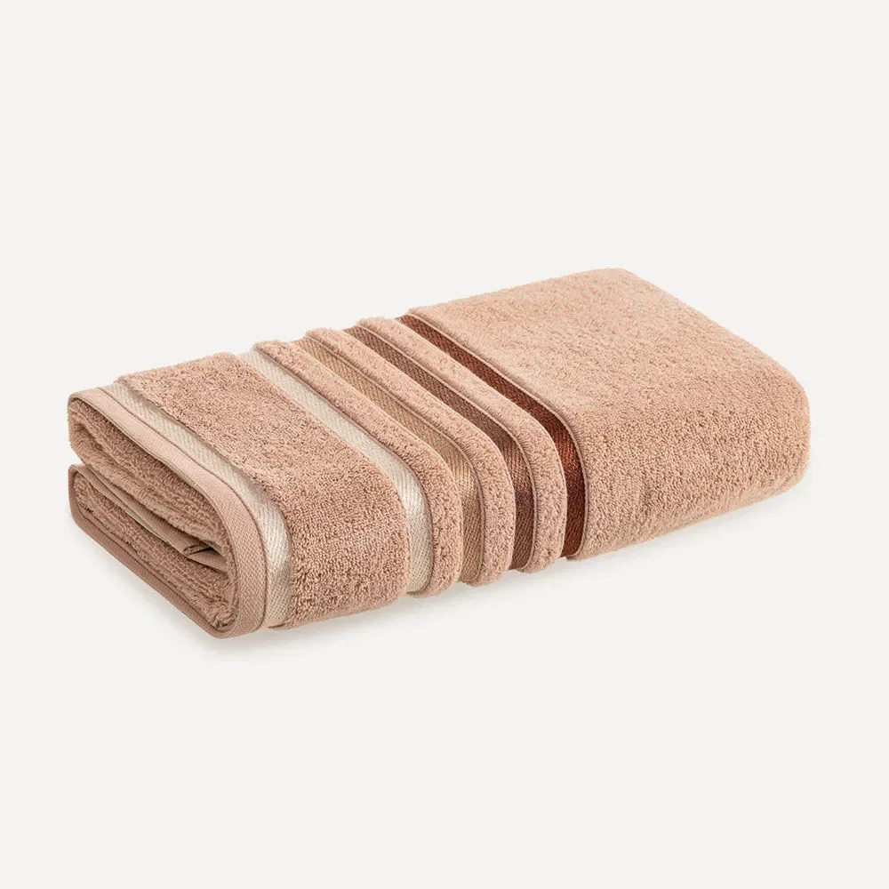 Toalha de Rosto Fio Penteado Lumina Deserto / Ferrugem