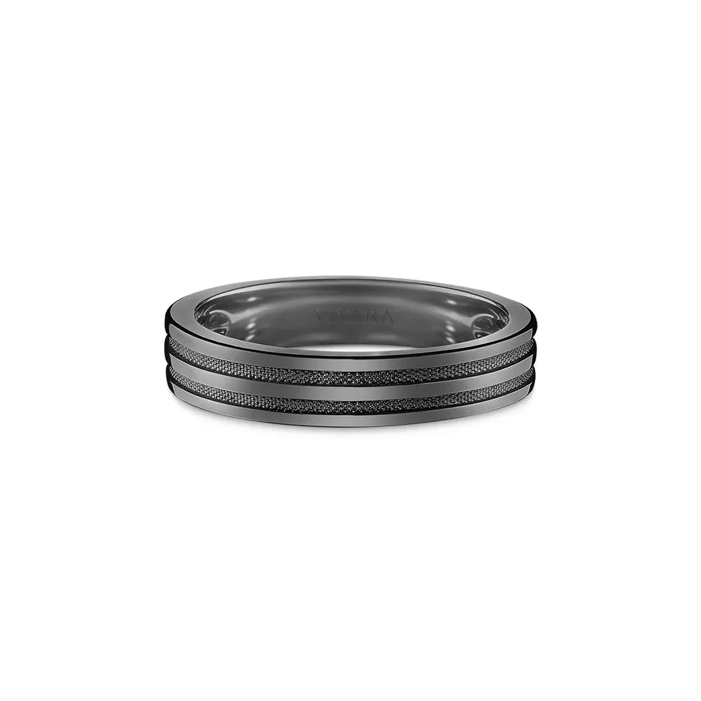 Anel Oxford Man em Prata 925 com Ródio Negro — imagem 1