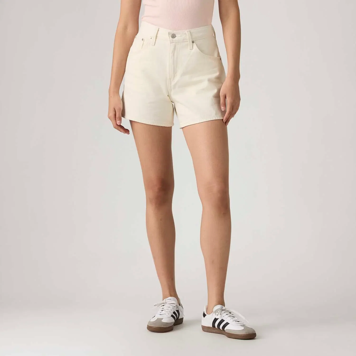 Shorts Jeans Levi's® Cinch Mid-Thigh Preto