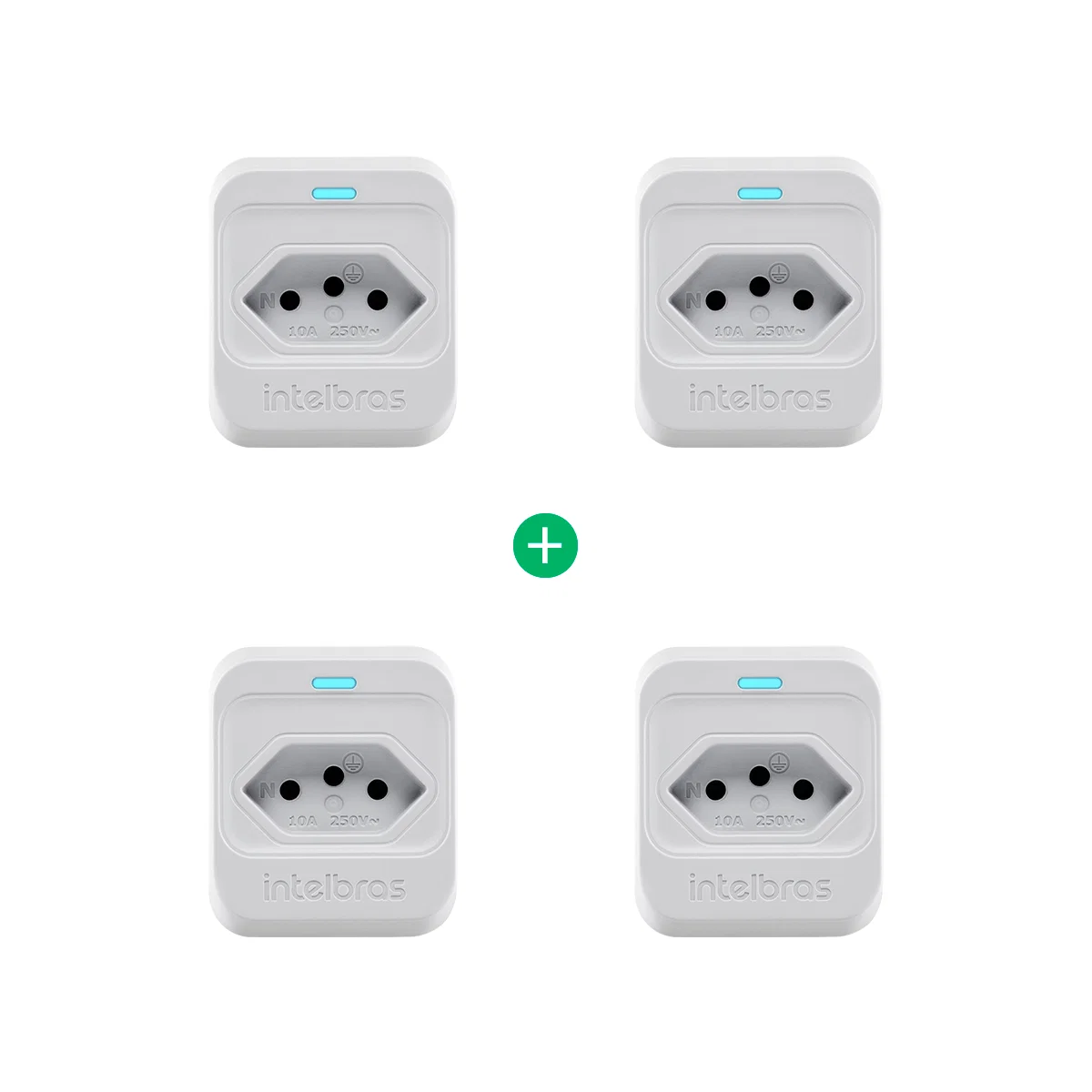 Kit Dispositivo de Proteção Elétrica EPS 301 Branco - 4 peças — imagem 1