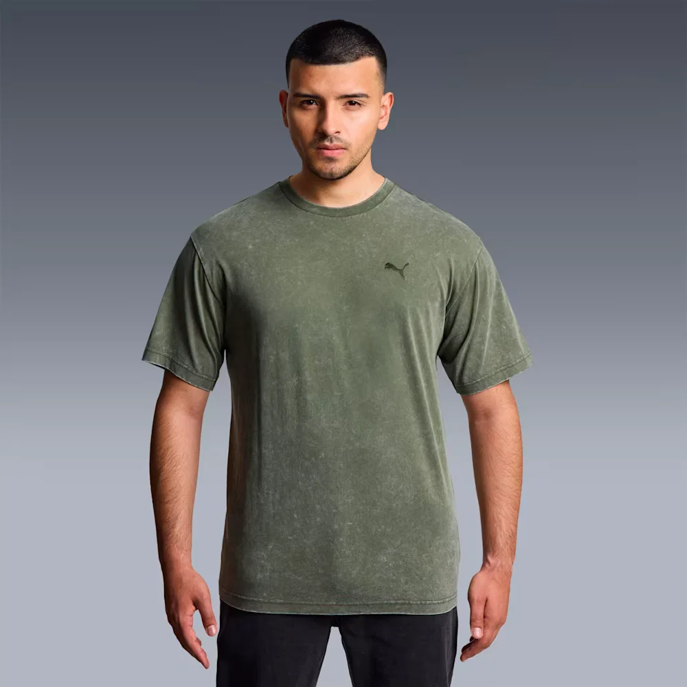 Camiseta Essentials Elevated Relaxed Wash Masculina — imagem 1
