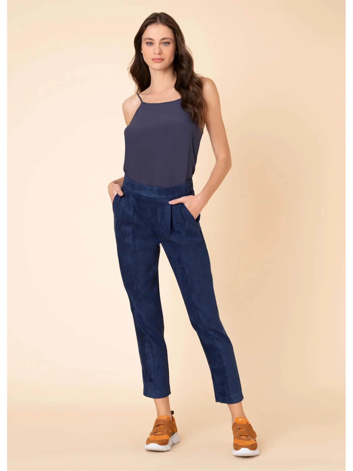 Calça Cenoura Marinho