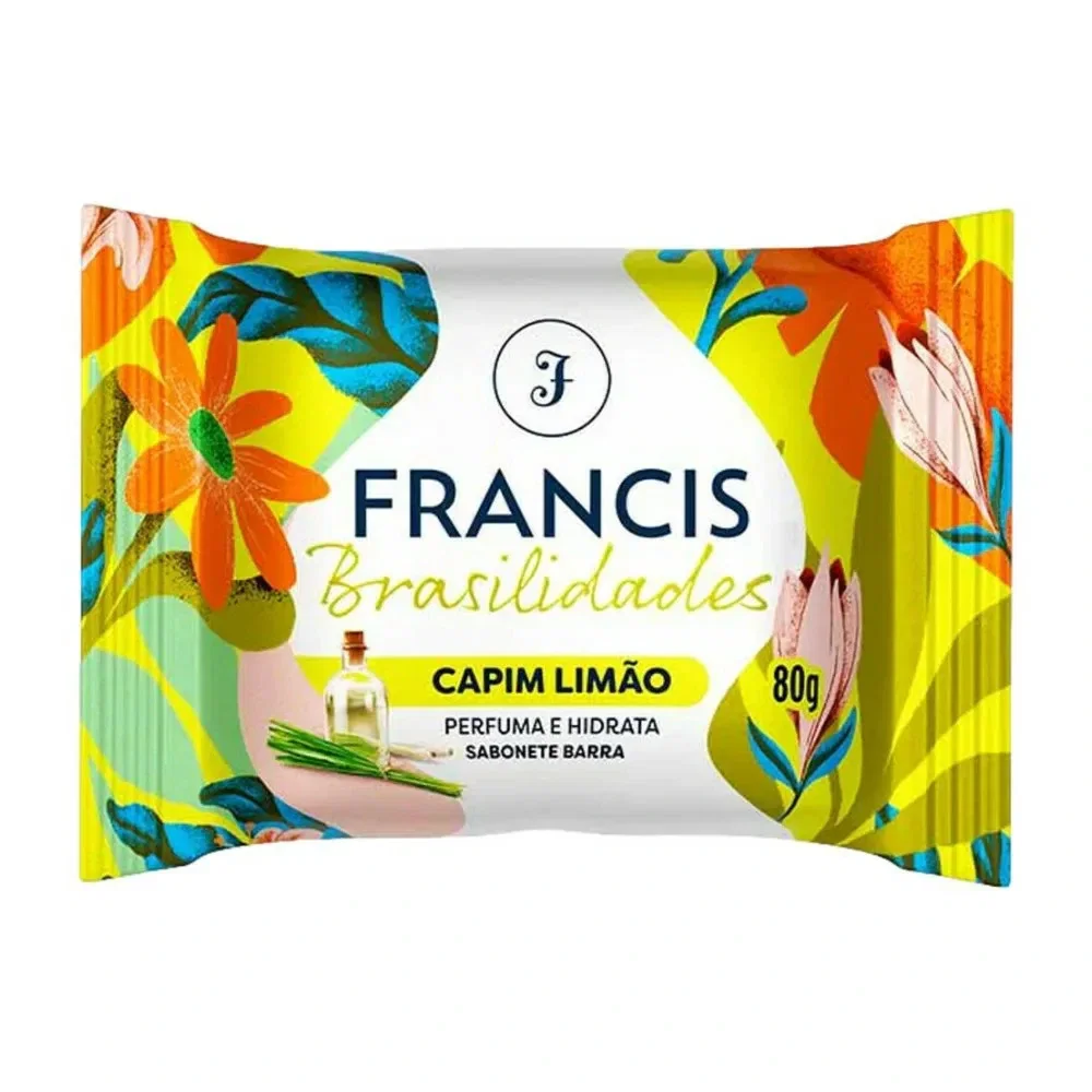 Sabonete em Barra Francis Brasilidades Capim Limão 80g