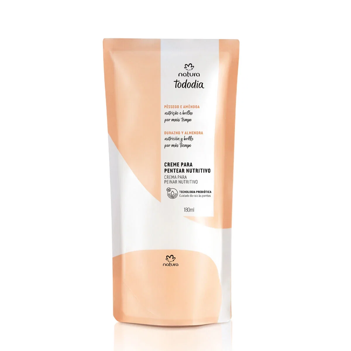 Refil Creme para Pentear Nutritivo Tododia Pêssego e Amêndoa 180 ml