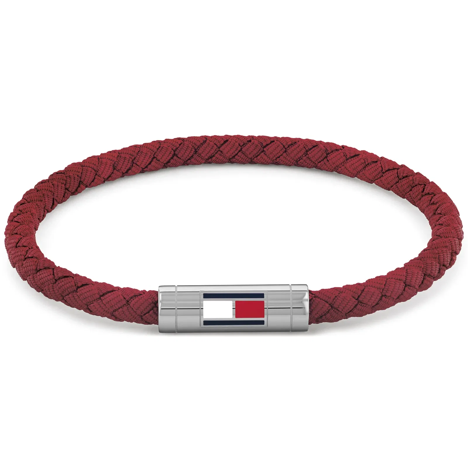 Pulseira Tommy Hilfiger Adjustable Barrel em Nylon Vermelho 2790739