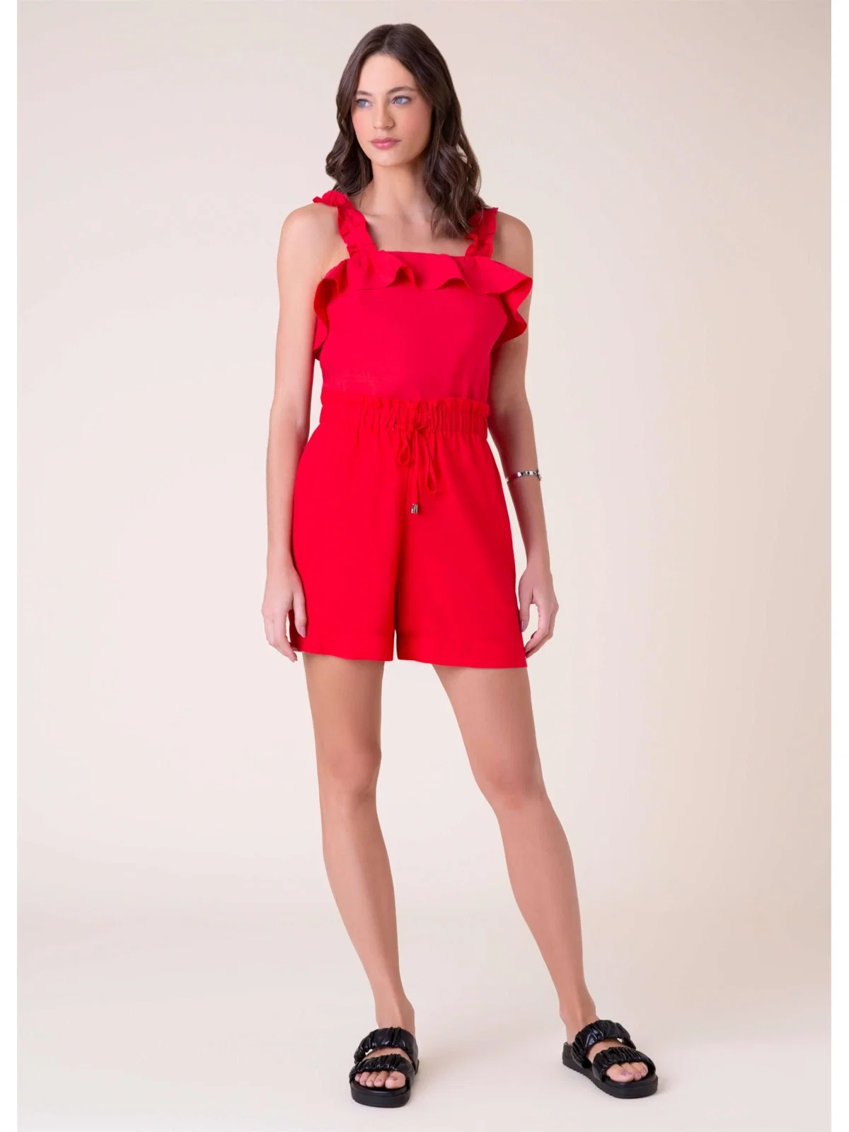 Bermuda Rolotê Vermelho