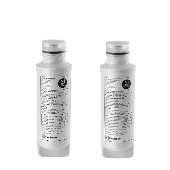 Kit Filtro / Refil Original de Água para Purificador Electrolux PA10N PA20G PA25G PA30G PA40G - 2 unidades