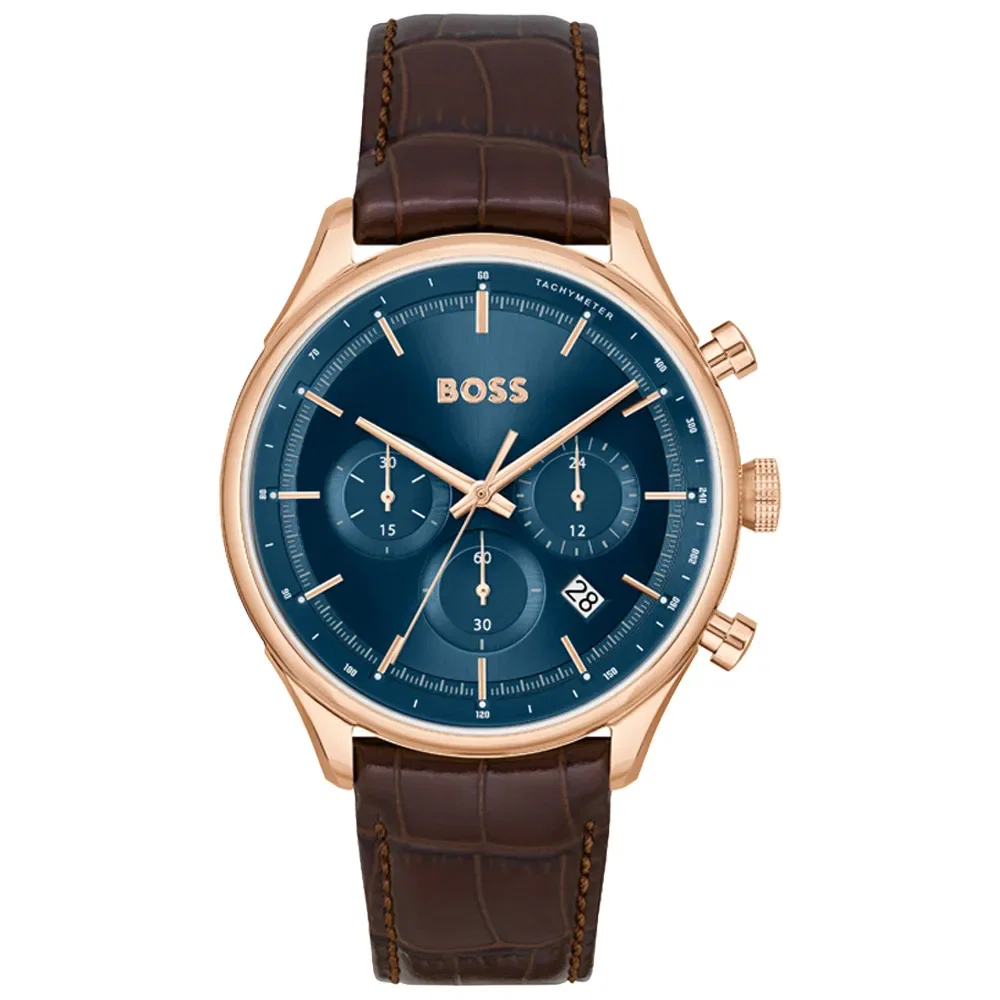 Relógio Boss Masculino Couro Marrom 1514050 — imagem 1