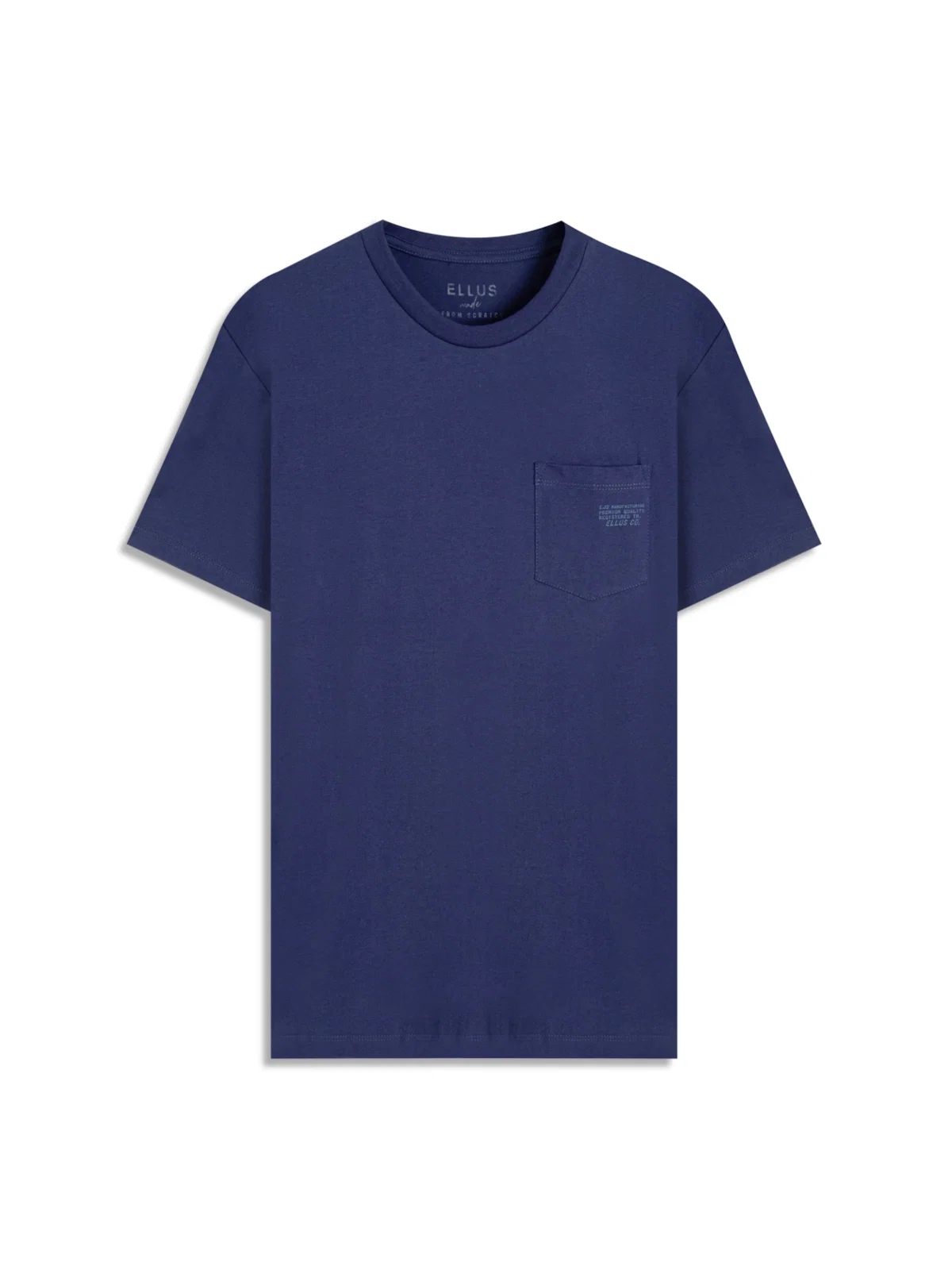 T-Shirt Fine Easa Pocket Dark Navy — imagem 1