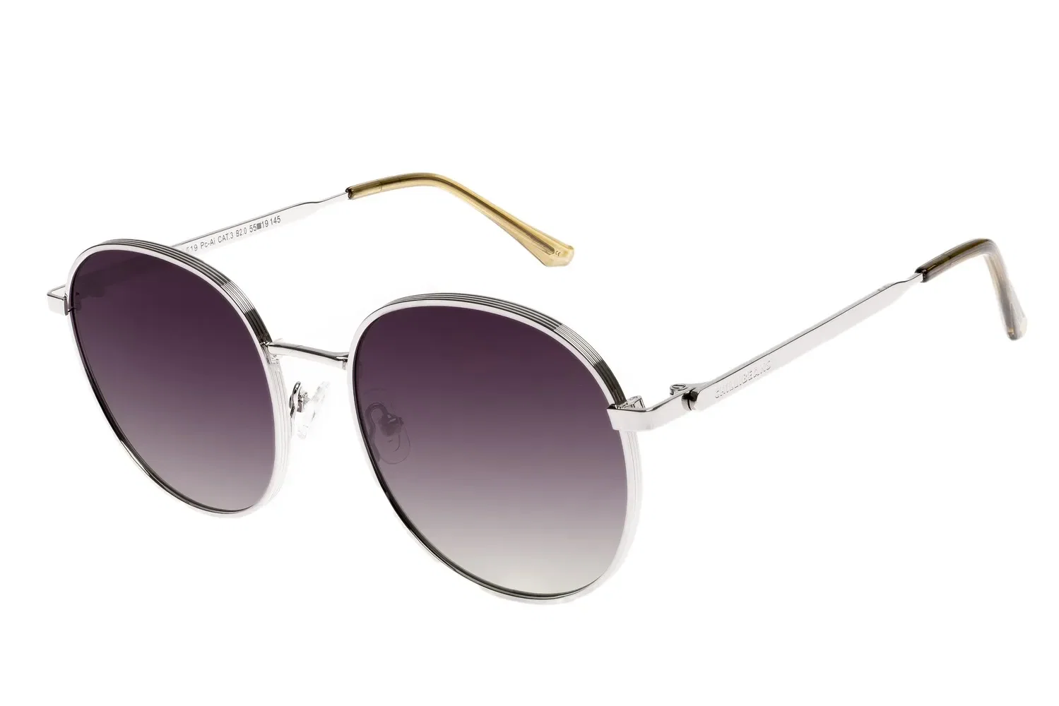 Óculos De Sol Feminino Chilli Beans Redondo Prata — imagem 1