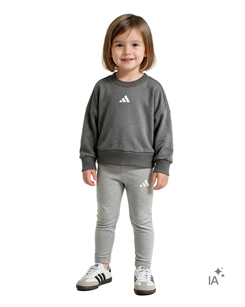 Conjunto Adidas Seasonals Sweat Set Infantil — imagem 1