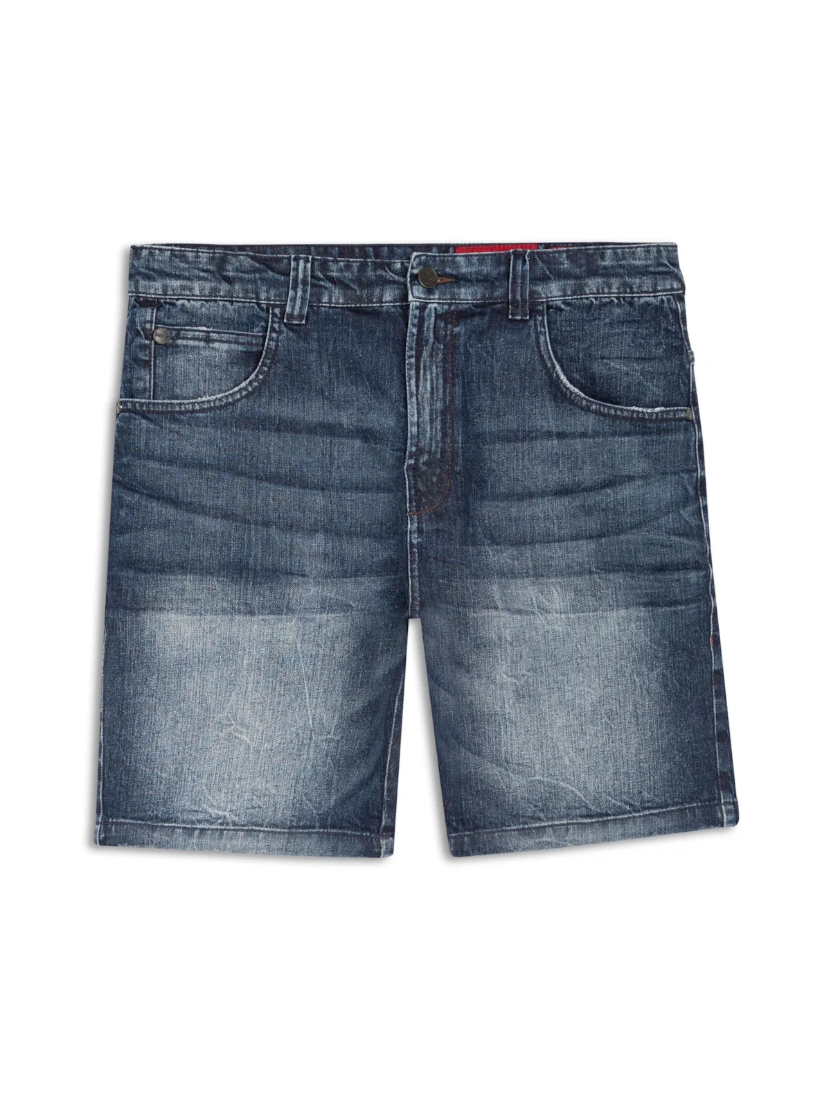 Bermuda High Comfort Strech Dark Urban 1609-Lav.Esc.C/ Rede e 3d