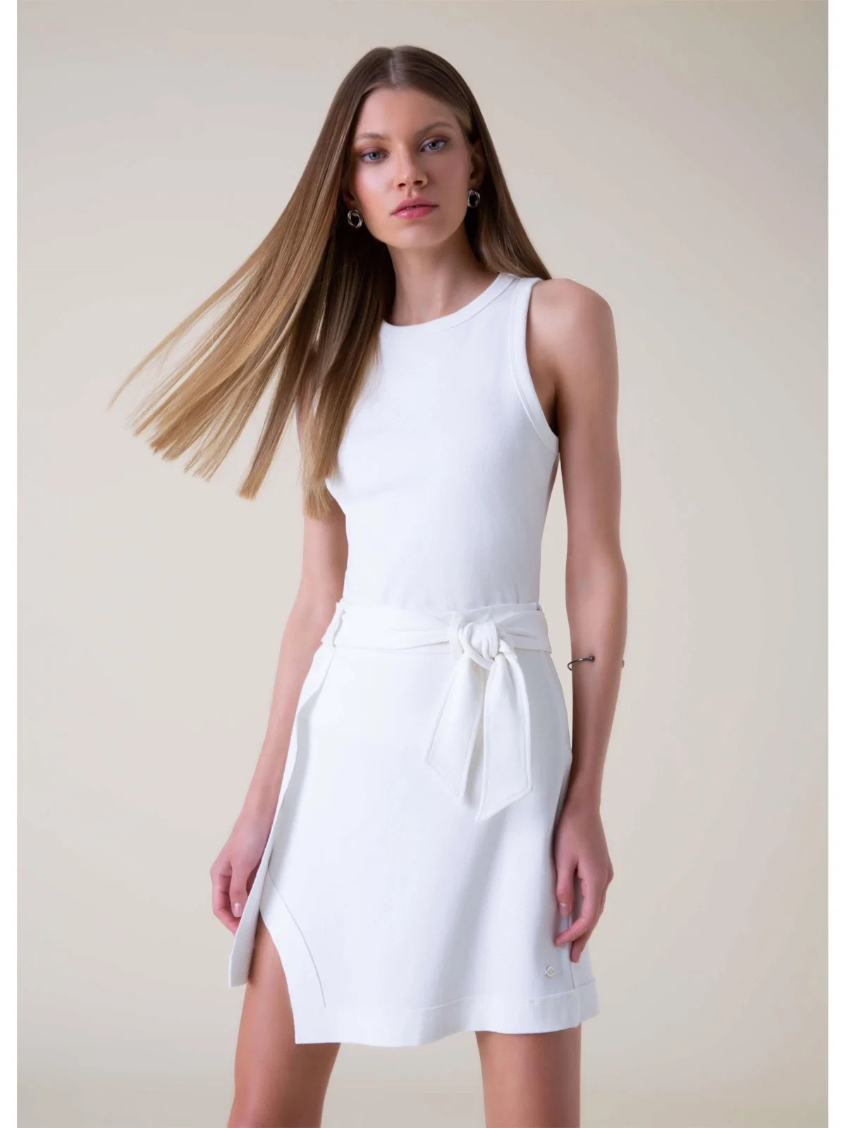 Saia Bandage Flat Off White