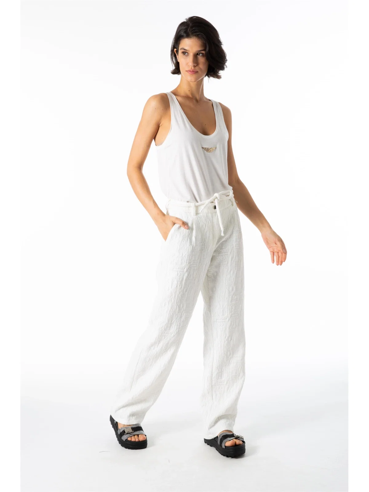 Jacquard Patheph Off White