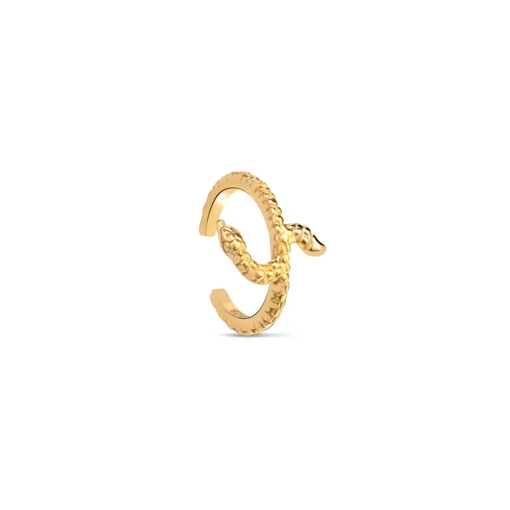 Piercing Life Enigma Serpente Com Banho Ouro Amarelo — imagem 1