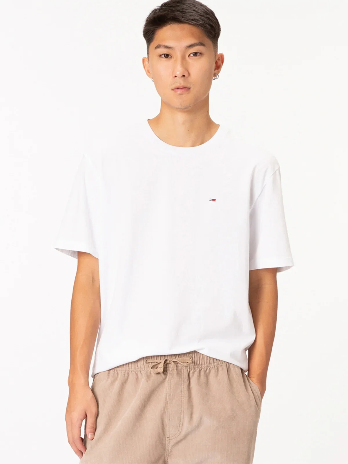 Camiseta Clássica Gola C TOMMY JEANS — imagem 1