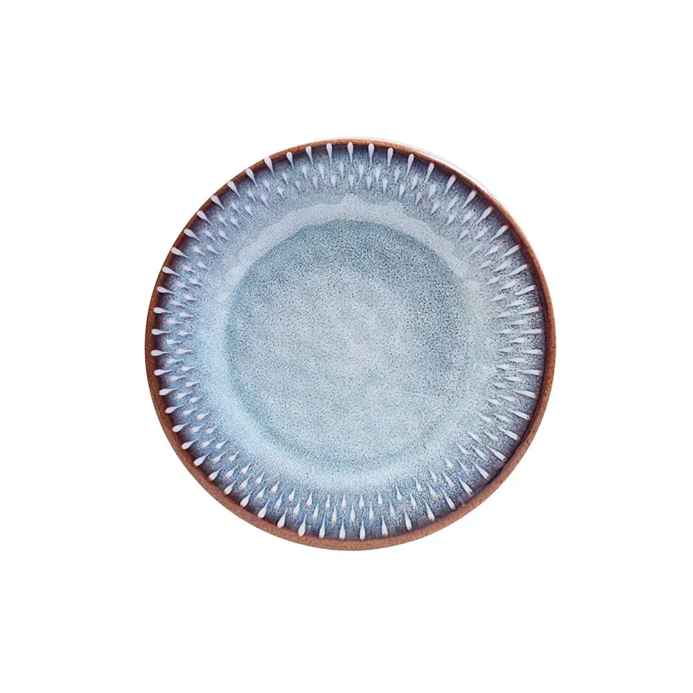 Prato de Sobremesa Ocean Melamina Kenya Azul