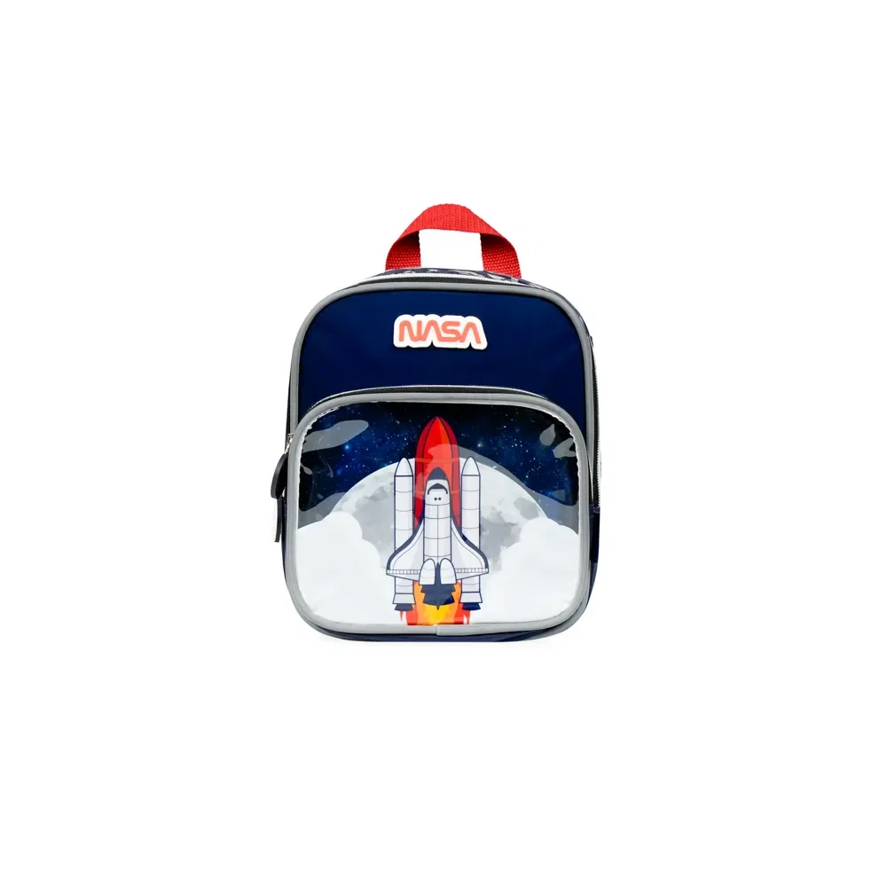 Lancheira Térmica Infantil Masculina Nasa Azul Escuro