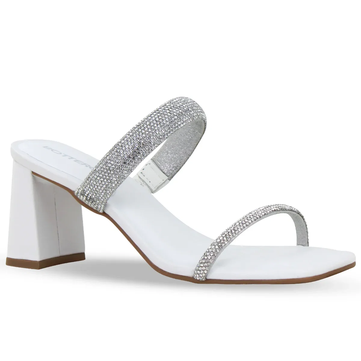 Tamanco Strass Cristal Branco — imagem 1