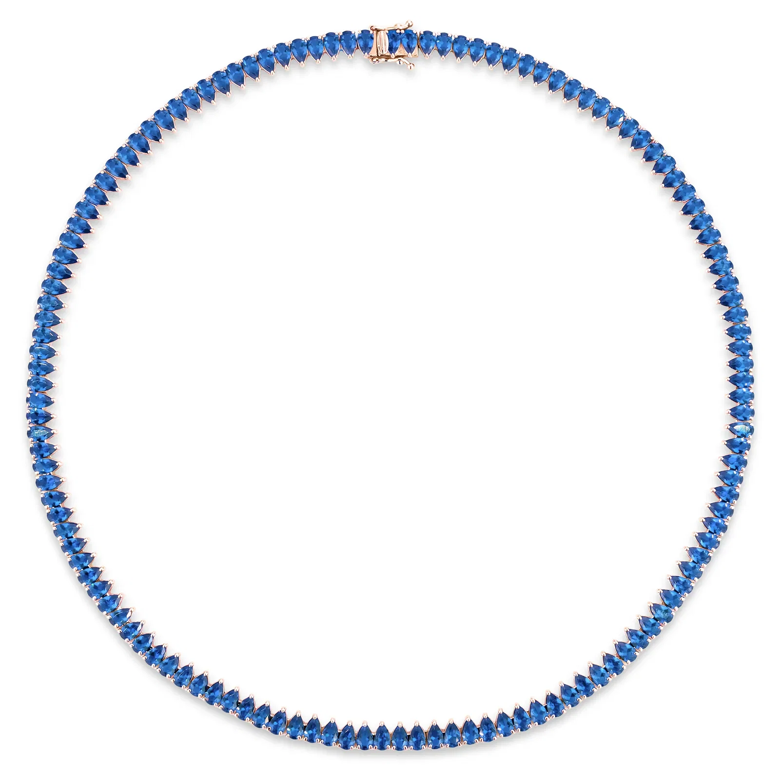 Colar Life Lagoon em Liga Rosé com Banho de Ouro Rose 18k, 40cm — imagem 1