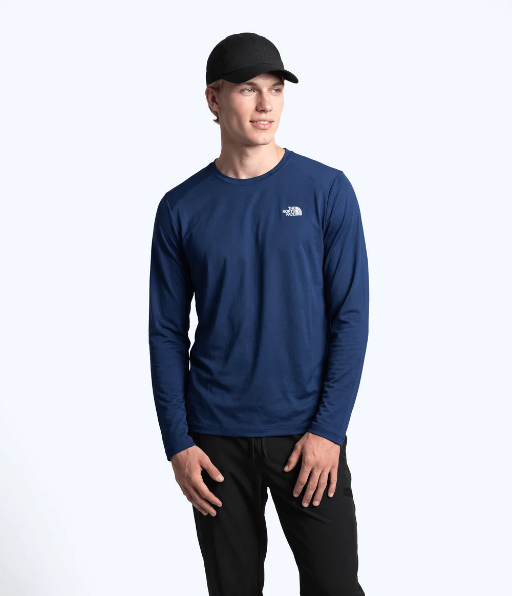 Camiseta Masculina Hyper Tee Crew Manga Longa Estate Blue