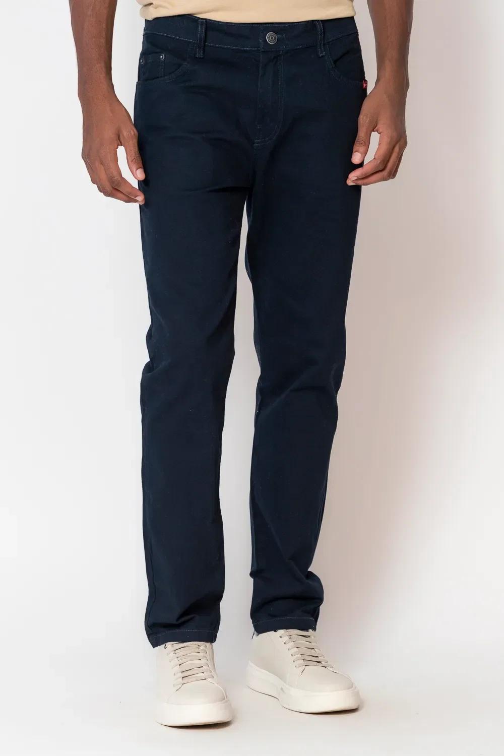 Calça Sarja Slim Masculina Polo Wear Azul Escuro