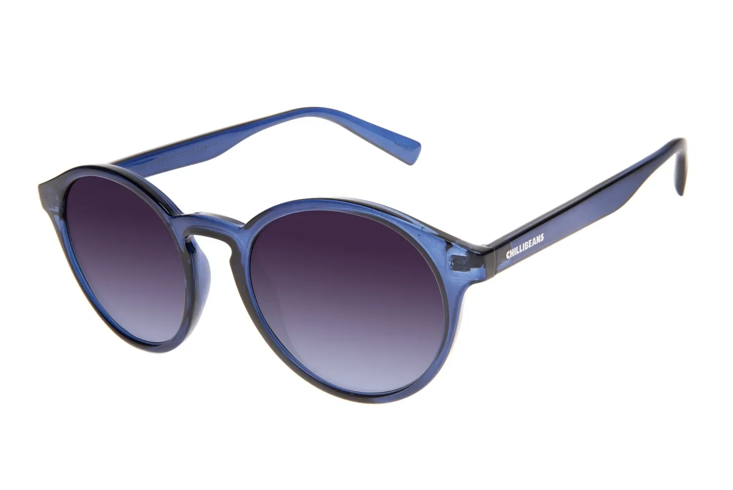 Óculos de Sol Feminino Chilli Beans Redondo Casual Azul — imagem 1