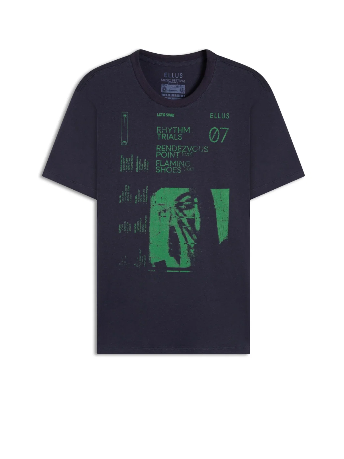T-Shirt Rhythm Trials Midnight Blue