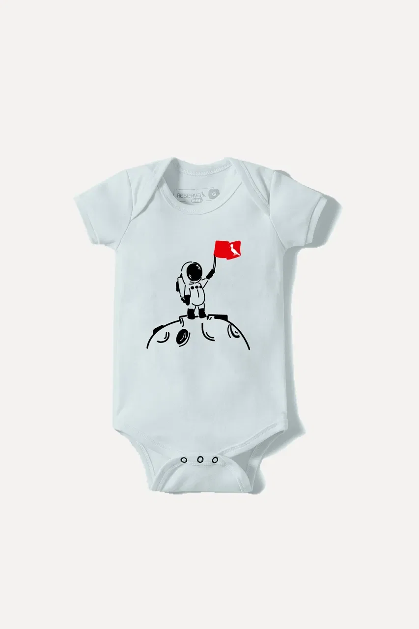 Body RESERVA MINI Bebê Astronauta Lua — imagem 1