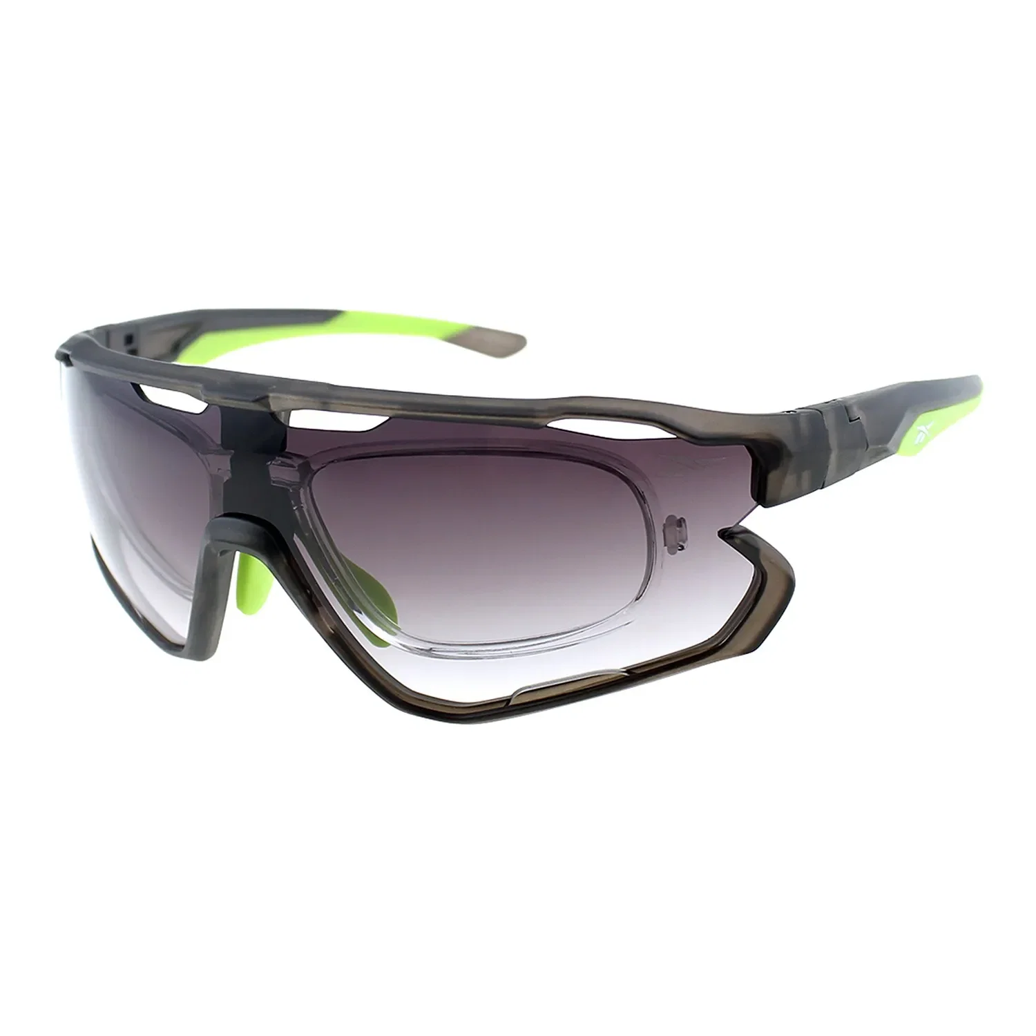 Óculos de Sol Masculino Reebok Flutuante Degradê Preto — imagem 1