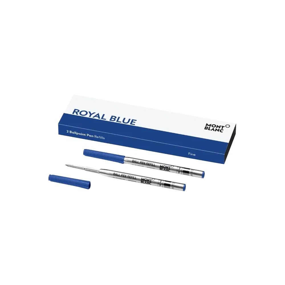 Refil Montblanc Royal Blue Azul 2 Uni - 128213 — imagem 1