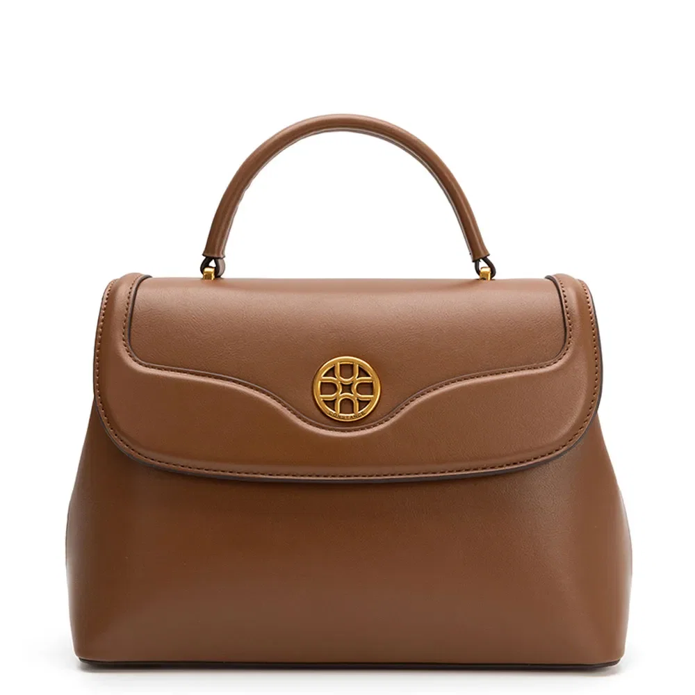 Bolsa Satchel Marrom