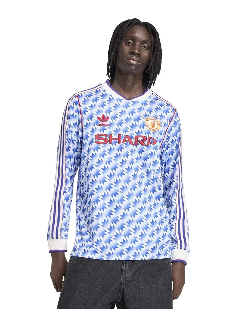Camiseta adidas Manchester II 90 Manga longa Masculina
