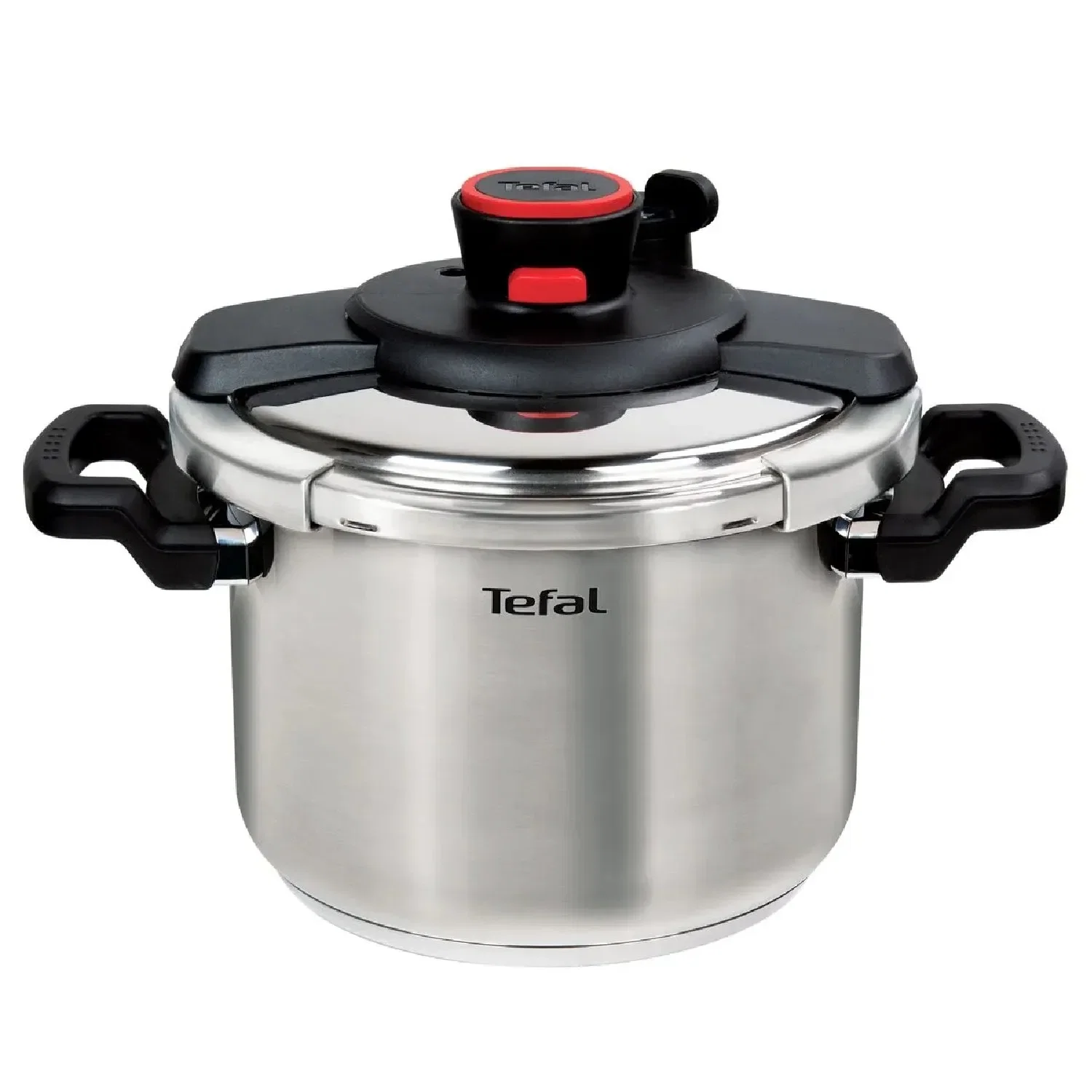 Panela de Pressão Unique 6L 2em1 em Inox Tefal