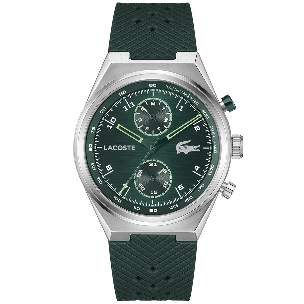 Relógio Lacoste Line Racer Masculino em Borracha Verde 2011497 — imagem 1
