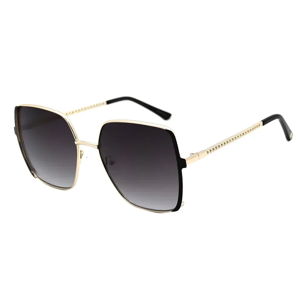 Óculos de Sol Feminino Chilli Beans Quadrado Dourado — imagem 1